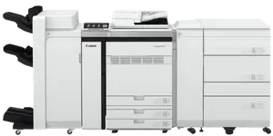Impressora profissional colorida Canon imagePRESS V700 para produção gráfica e alto volume