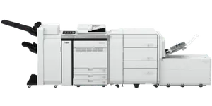 Impressora digital colorida profissional Canon imagePRESS V900 para produção gráfica